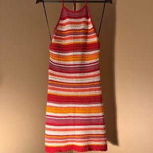 Forever 21 / Multicolor Striped Backless, Knit Dress 💗